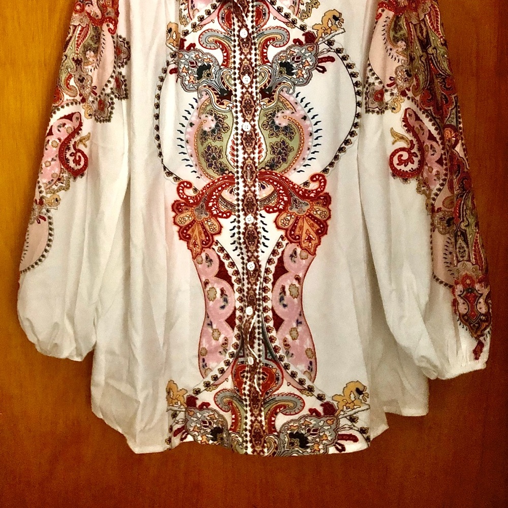 Colorful classy blouse - Picture 2 of 4